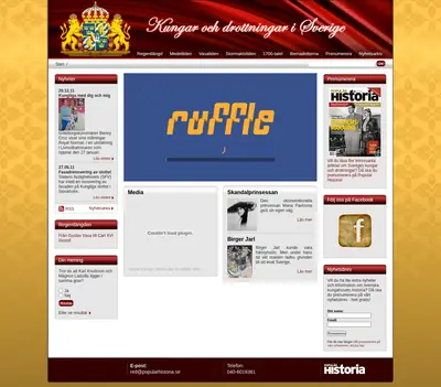 www.kungarochdrottningar.se startsida 2015