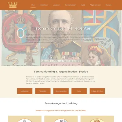 www.kungarochdrottningar.se startsida 2025