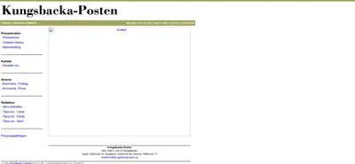 Kungsbacka Tidning startsida 2007