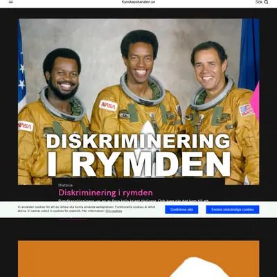 UR, UR/SVT Kunskapskanalen startsida 2022