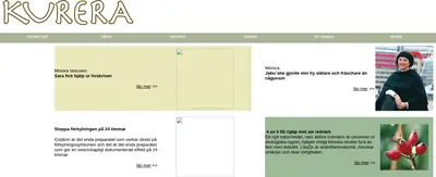 KURERA startsida 2004