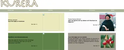 KURERA startsida 2005