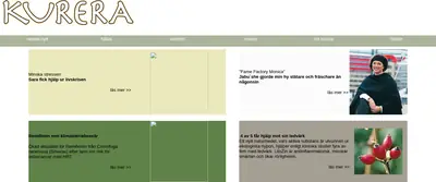 KURERA startsida 2006