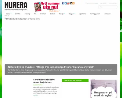 KURERA startsida 2020