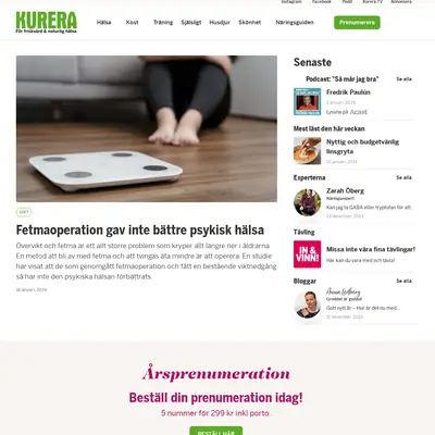 KURERA startsida 2024