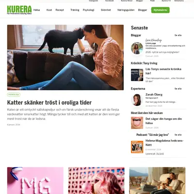 KURERA startsida 2026