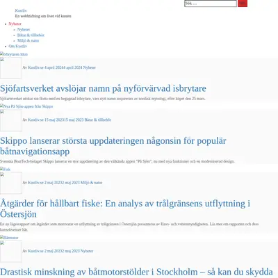 KUSTLIV startsida 2025
