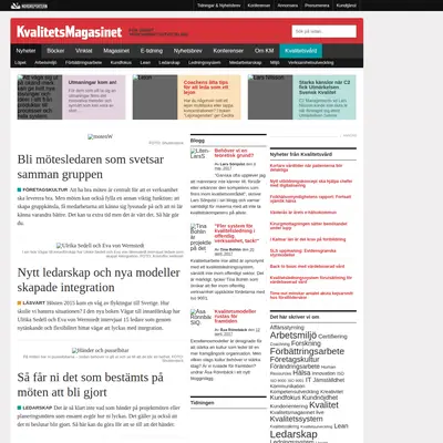 Kvalitetsmagasinet startsida 2017