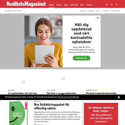 Kvalitetsmagasinet startsida 2021