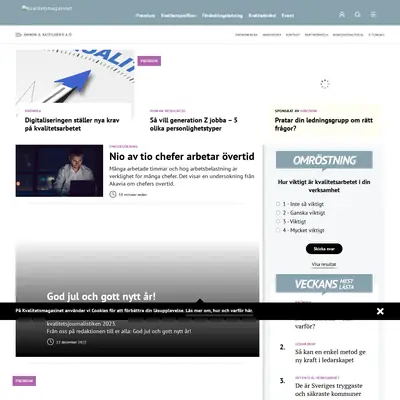 Kvalitetsmagasinet startsida 2023