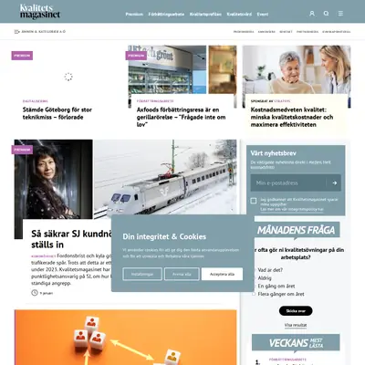 Kvalitetsmagasinet startsida 2024