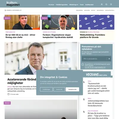 Kvalitetsmagasinet startsida 2025