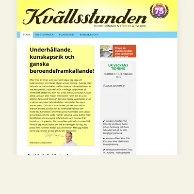 Kvällsstunden startsida 2013