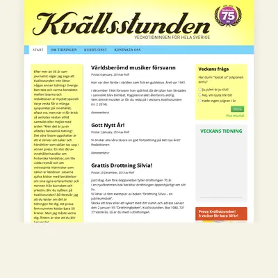 Kvällsstunden startsida 2014