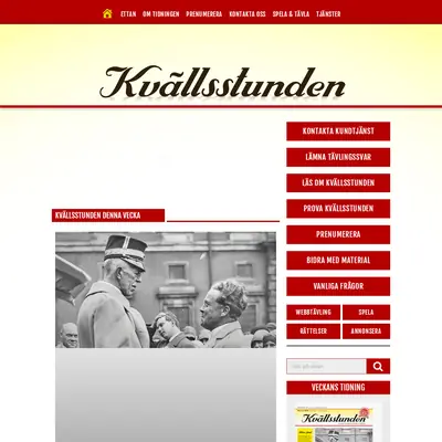Kvällsstunden startsida 2018