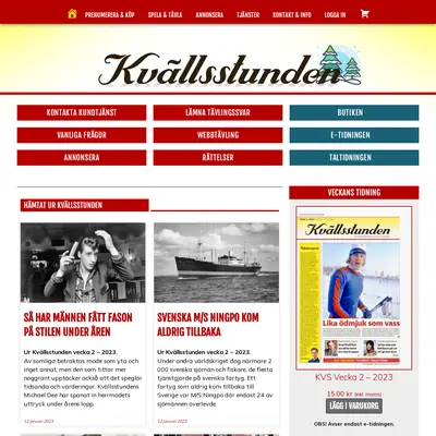 Kvällsstunden startsida 2023