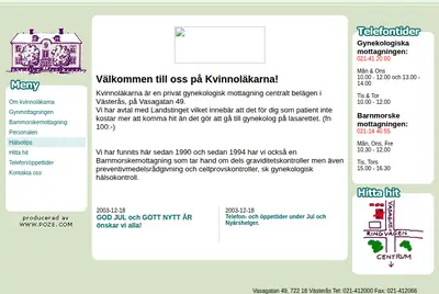 Kvinno läkaren startsida 2004