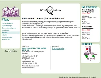 Kvinno läkaren startsida 2006