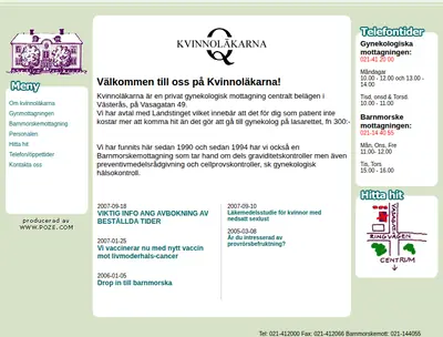 Kvinno läkaren startsida 2008