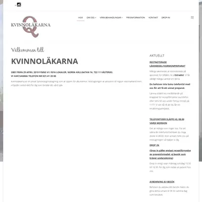Kvinno läkaren startsida 2023