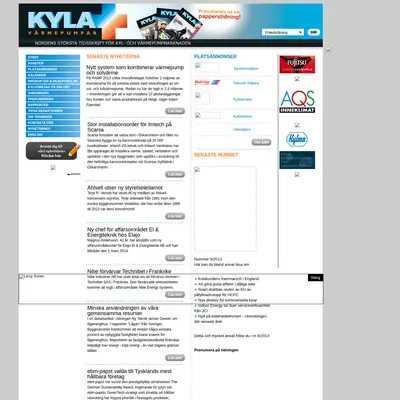 KYLA & VÄRME startsida 2014