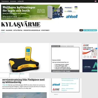 KYLA & VÄRME startsida 2024