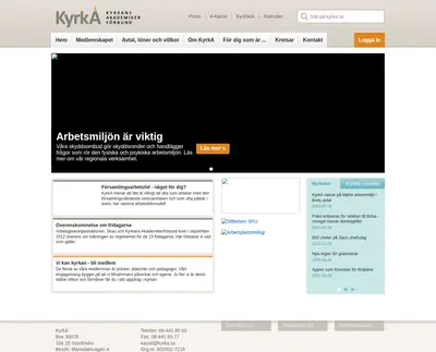 Kyrkfack startsida 2013