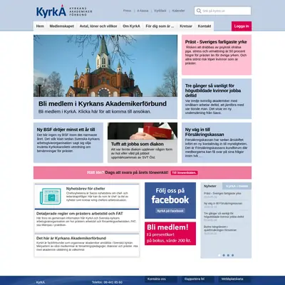 Kyrkfack startsida 2016