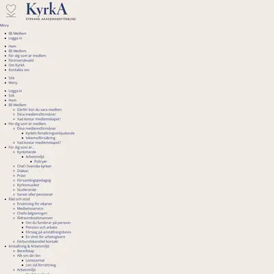 Kyrkfack startsida 2025