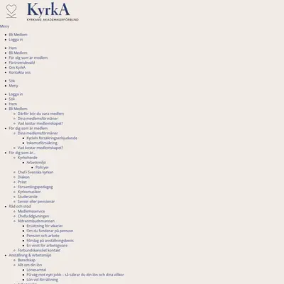 Kyrkfack startsida 2026