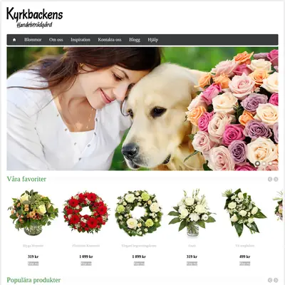 KYRKBACKEN startsida 2022