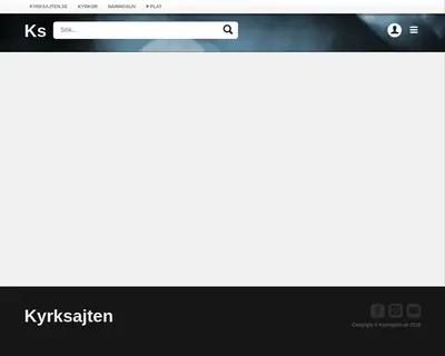 kyrksajten.se startsida 2024