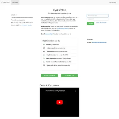 Kyrkstöten startsida 2021