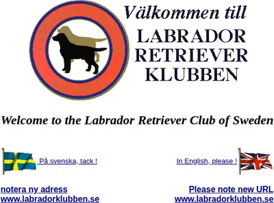 Labradoren startsida 2001