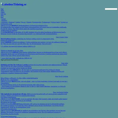 www.laholmstidning.se startsida 2009