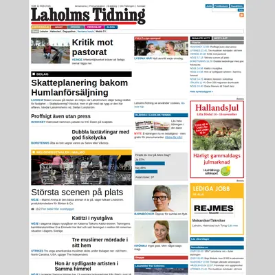 www.laholmstidning.se startsida 2015