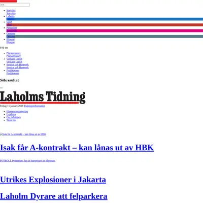 www.laholmstidning.se startsida 2016