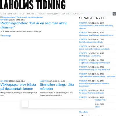 www.laholmstidning.se startsida 2025