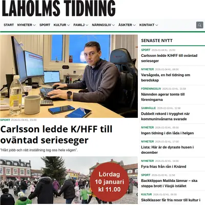 www.laholmstidning.se startsida 2026