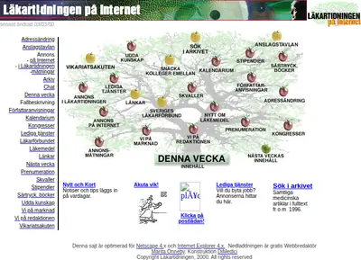 www.lakartidningen.se startsida 2000