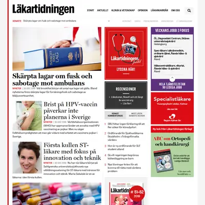www.lakartidningen.se startsida 2020