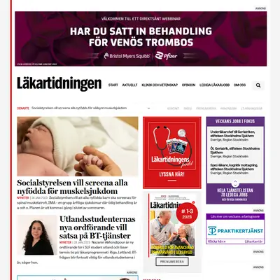 www.lakartidningen.se startsida 2023