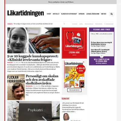 www.lakartidningen.se startsida 2025