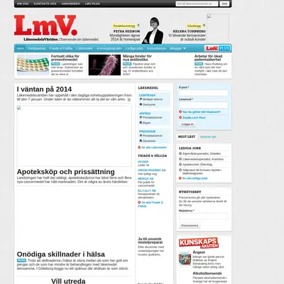 Läkemedelsvärlden startsida 2014