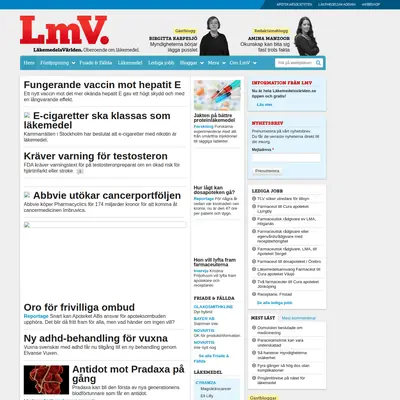 Läkemedelsvärlden startsida 2015