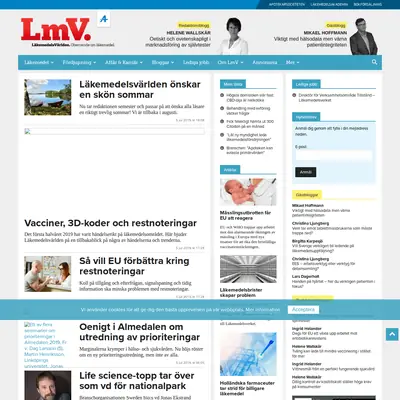 Läkemedelsvärlden startsida 2019