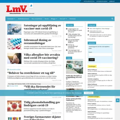 Läkemedelsvärlden startsida 2021