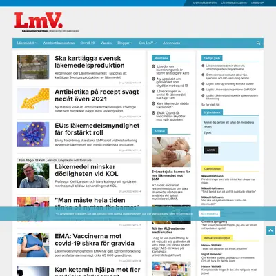 Läkemedelsvärlden startsida 2022