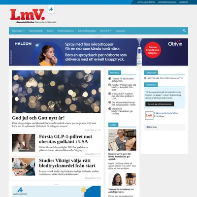 Läkemedelsvärlden startsida 2026