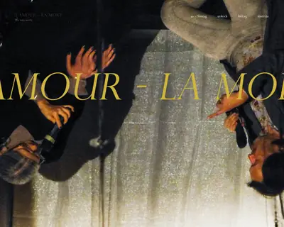 L'amour - La mort startsida 2018